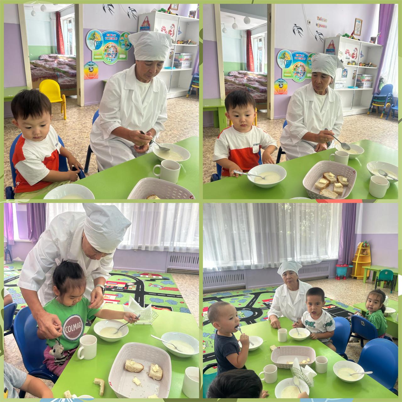 Ортаңғы "Ботақанә тобыы     Таңғы ас