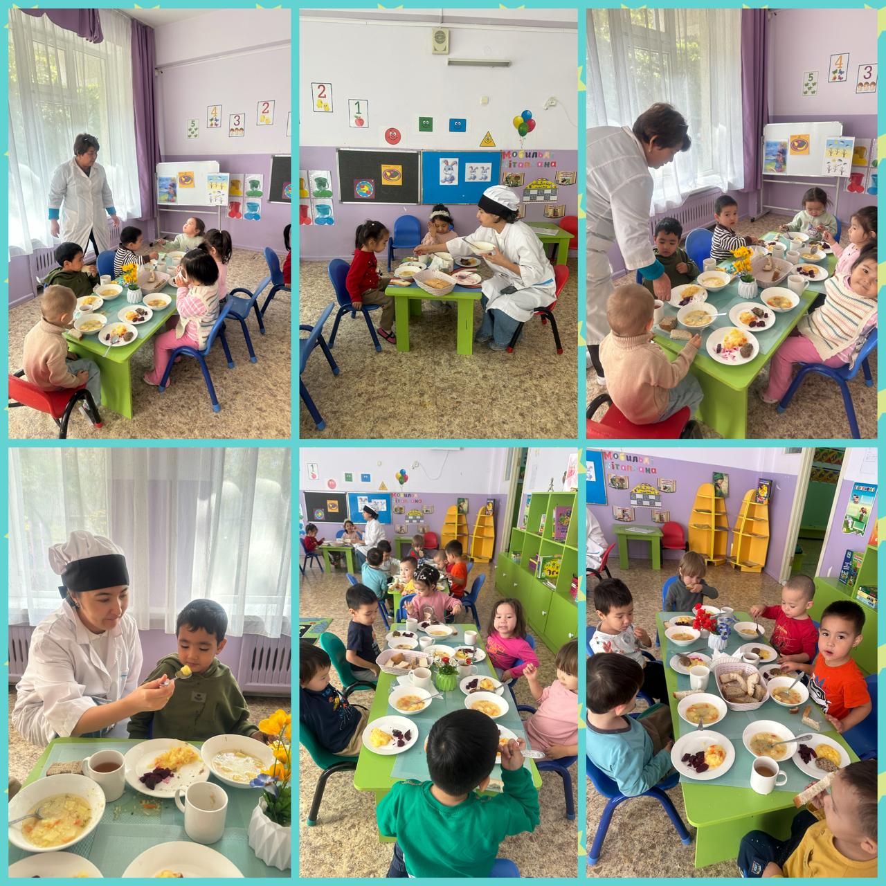 Ортаңғы "Ботақан" тобы   Түскі ас мәзірі